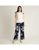 IMP POLERA C/VUELO 107644 BLANCO