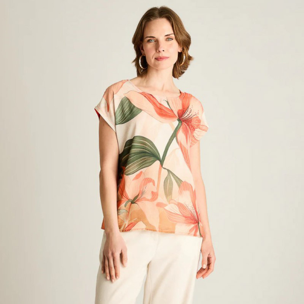 IMP POLERA 107554 PRINT NARANJA