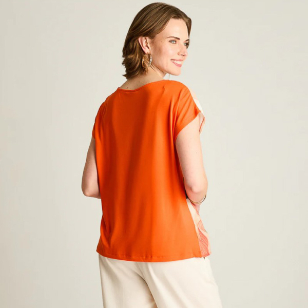 IMP POLERA 107554 PRINT NARANJA