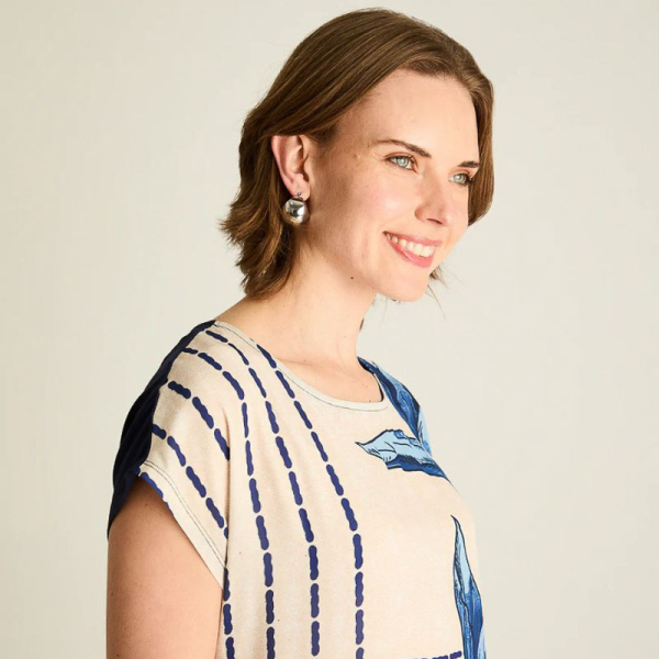 IMP POLERA 107554 PRINT AZUL