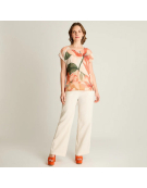 IMP POLERA 107554 PRINT NARANJA