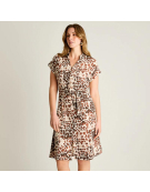 IMP VESTIDO PRINT LINO SAFARI