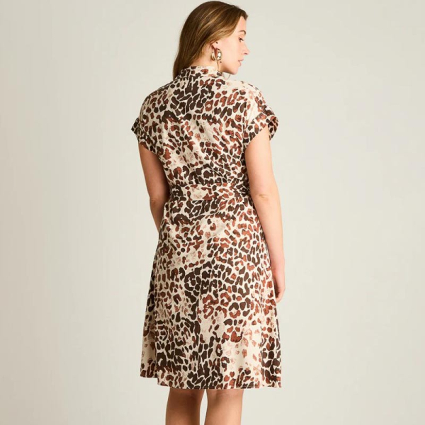 IMP VESTIDO PRINT LINO SAFARI