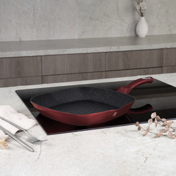 SARTEN P/PARRILLA 28CM ROJO VI 