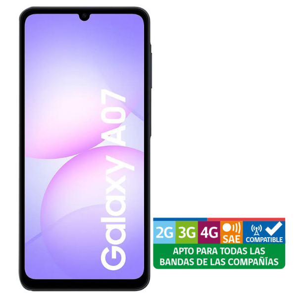 TELEFONO SAMSUNG A07 128G BLACK 