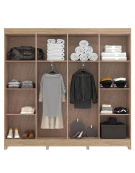 CLOSET 8 PUERTAS WOOD 