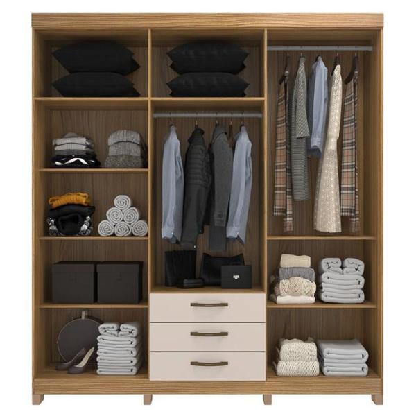CLOSET 6PUERTAS 3CAJONES IPE 
