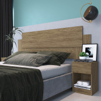 RESPALDO EXTENSION C/VELADORES WOOD 