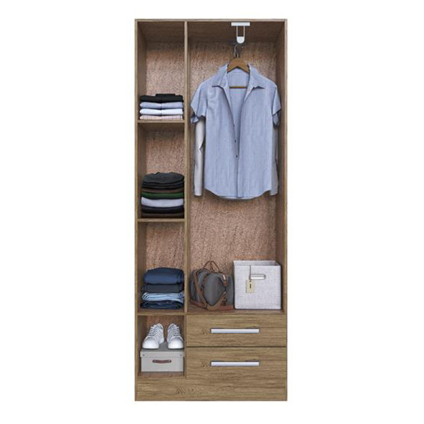 CLOSET 3P 2C CACAU BRILHO 