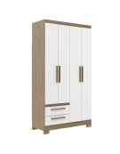 CLOSET 4P 2C WOOD/BRANCO 