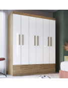 CLOSETS 6P 2C WOOD/BRANCO OFF 