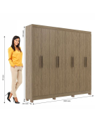 CLOSET 8 PUERTAS WOOD 