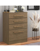 COMODA 4 CAJONES WOOD 