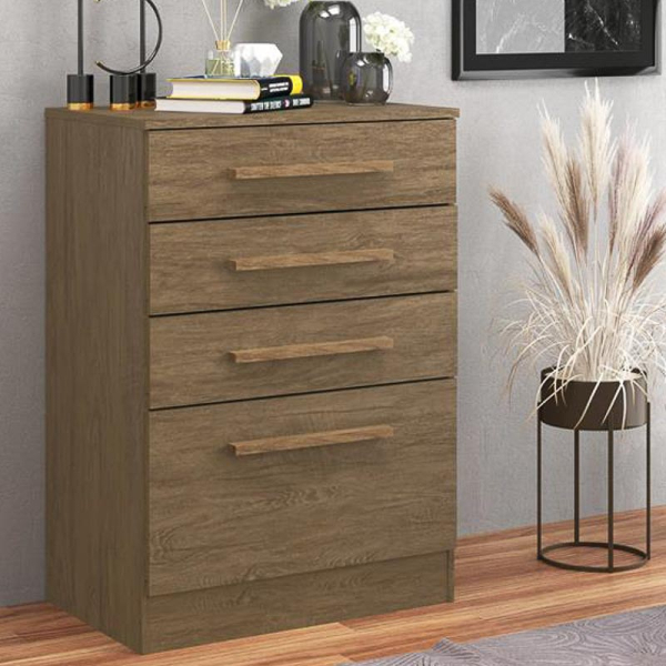 COMODA 4 CAJONES WOOD 