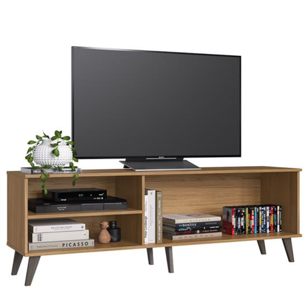 RACK 2 PUERTAS NATURELLE/BRANCO 