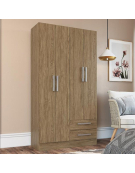 CLOSET 4P 2C CACAU BRILHO 