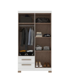 CLOSET 4P 2C WOOD/BRANCO 