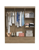 CLOSETS 6P 2C WOOD/BRANCO OFF 