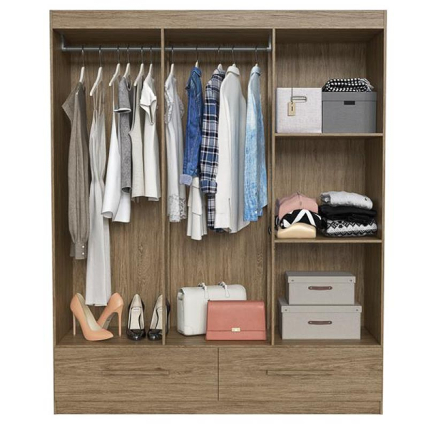 CLOSETS 6P 2C WOOD/BRANCO OFF 