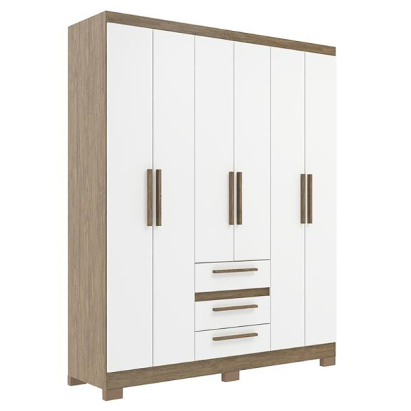 CLOSETS 6P 3C WOOD/CRISTALO 