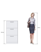 ZAPATERA BRANCO BRILHO 