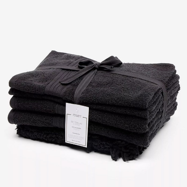 NEW SET TOALLA RN 420GRS NEGRO 