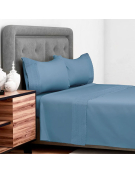 SABANA BRODERIE 144H KING AZUL 