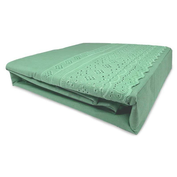 SABANA BRODERIE 144H KING VERDE 
