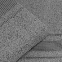 SET TOALLA AURORA 2PZ GRIS CLARO 