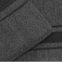 SET TOALLA AURORA 2PZ GRIS OSCURO 