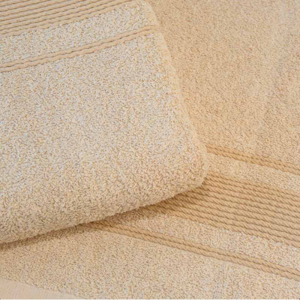 SET TOALLA AURORA 2PZ BEIGE 