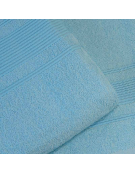 SET TOALLA AURORA 2PZ CELESTE 