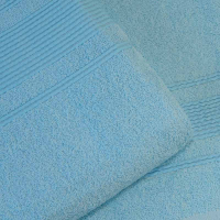 SET TOALLA AURORA 2PZ CELESTE 