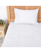 SABANA BRODERIE GEO 1.5P BLANCO 