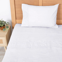 SABANA BRODERIE GEO 1.5P BLANCO 