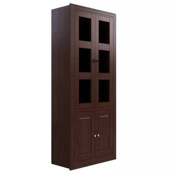 VITRINA 2 CUERPOS CHOCOLATE 