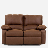 SOFA RECLINABLE ARCHIE 2C TELA MARRON 