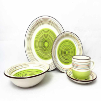 JUEGO LOZA 30 PZAS CERAMICA MAISIE 