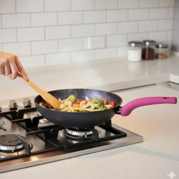 WOK ANTIADHERENTE 28CM CHERRY 