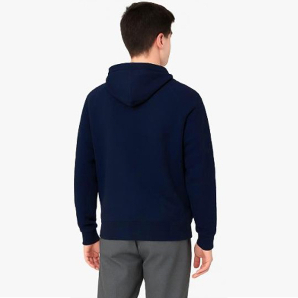 POLERON ESCOLAR JR ZIPPER AZUL