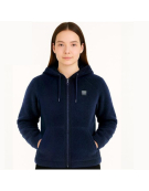 POLERON ESCOLAR NINA SHAGGY AZUL