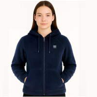 POLERON ESCOLAR NINA SHAGGY AZUL