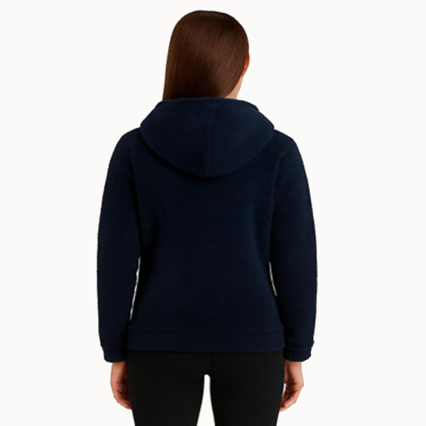 POLERON ESCOLAR NINA SHAGGY AZUL