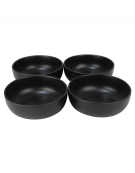 SET 4B SOPA PORTO C.16CM NEGRO 