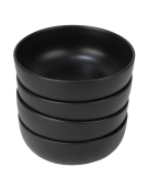 SET 4B SOPA PORTO C.16CM NEGRO 