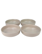 SET 4P HONDO PORTO C.20CM CREMA 