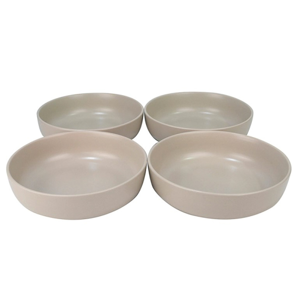 SET 4P HONDO PORTO C.20CM CREMA 