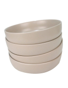 SET 4P HONDO PORTO C.20CM CREMA 