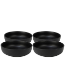 SET 4P HONDO PORTO C.20CM NEGRO 