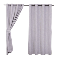 CORTINA BLACK/OUT MINK 2P GRAFITO 